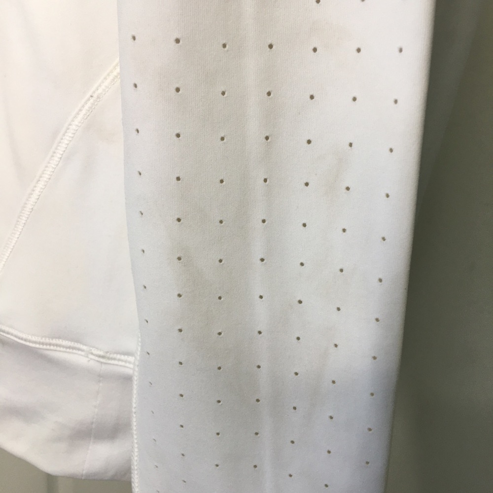 Lululemon Reflective White Long Sleeve Top Size 4 - Picture 5 of 14